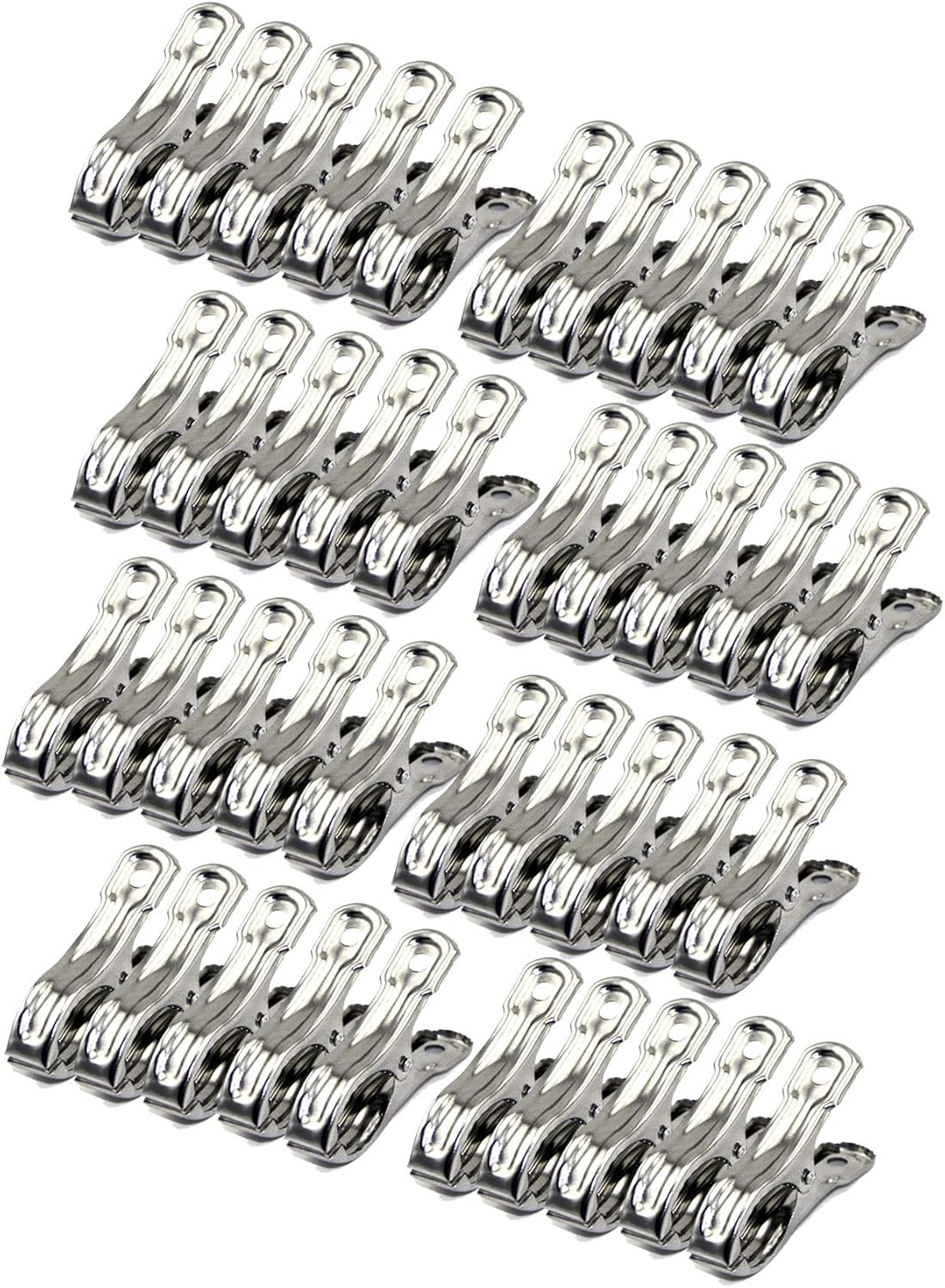 Row Cover Clips 40 Pack 2.2 Inch Stainless Steel Clothes Pins,Towel Clips Beach Towel,Garden