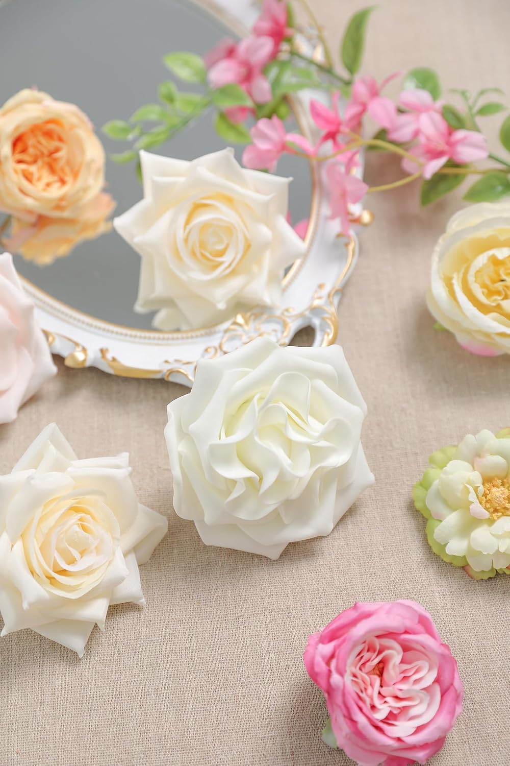 Serra Flora Artificial Flowers Combo Box Set for DIY Wedding Bouquets Centerpieces Arrangements