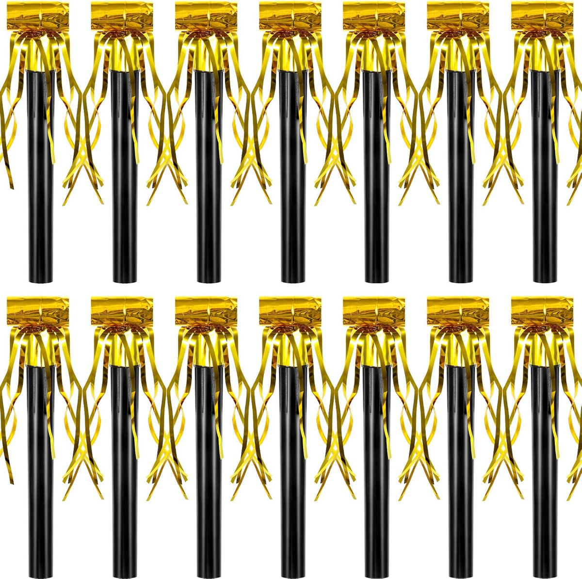 Skylety 18 Pcs Party Blower Noisemakers Party Squawkers Blowouts Whistles Fringed Noise Maker