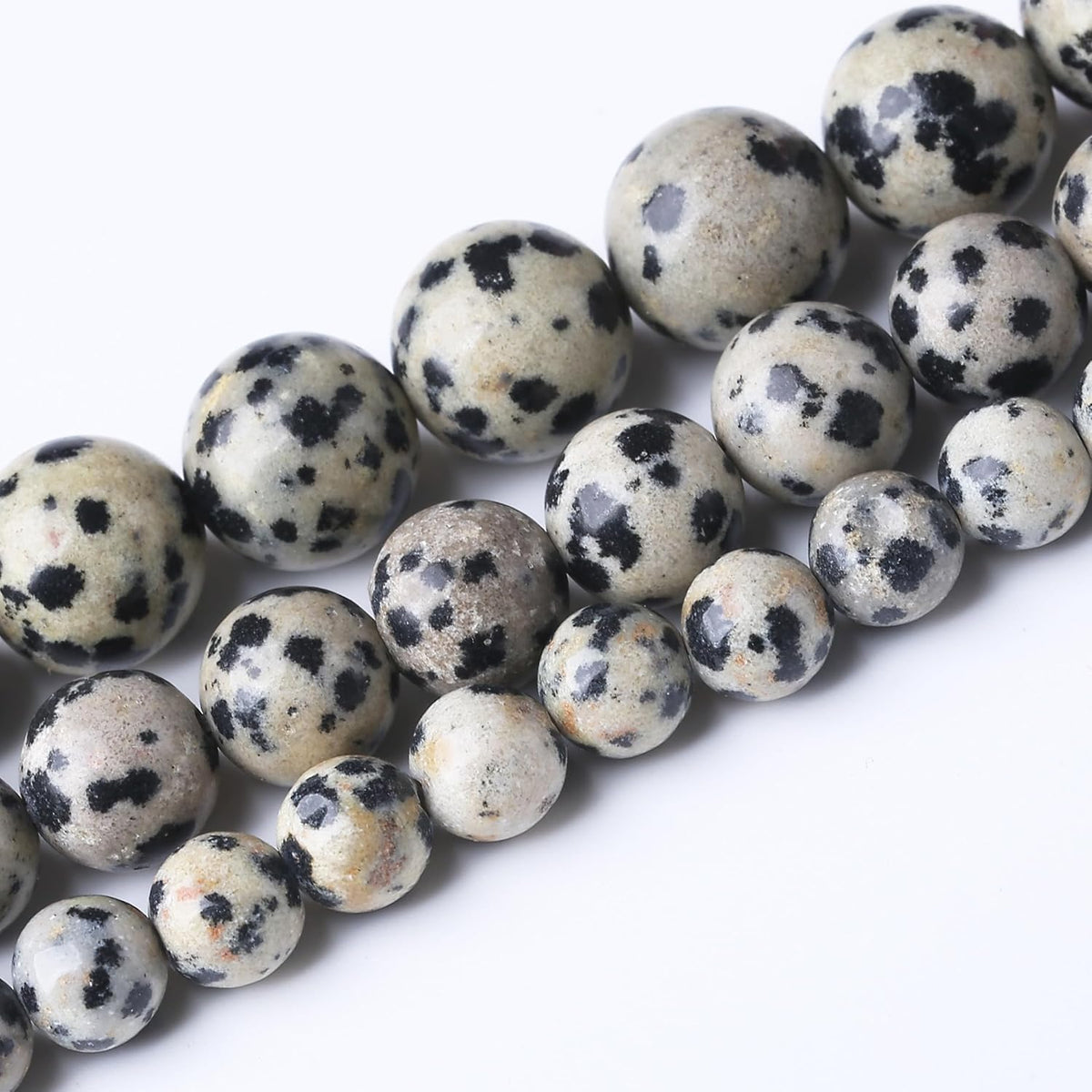 Quail Egg Stone Beads Gemstone Round Crystal Energy Jade Beads Stone Beads for Jewelry Making DIY