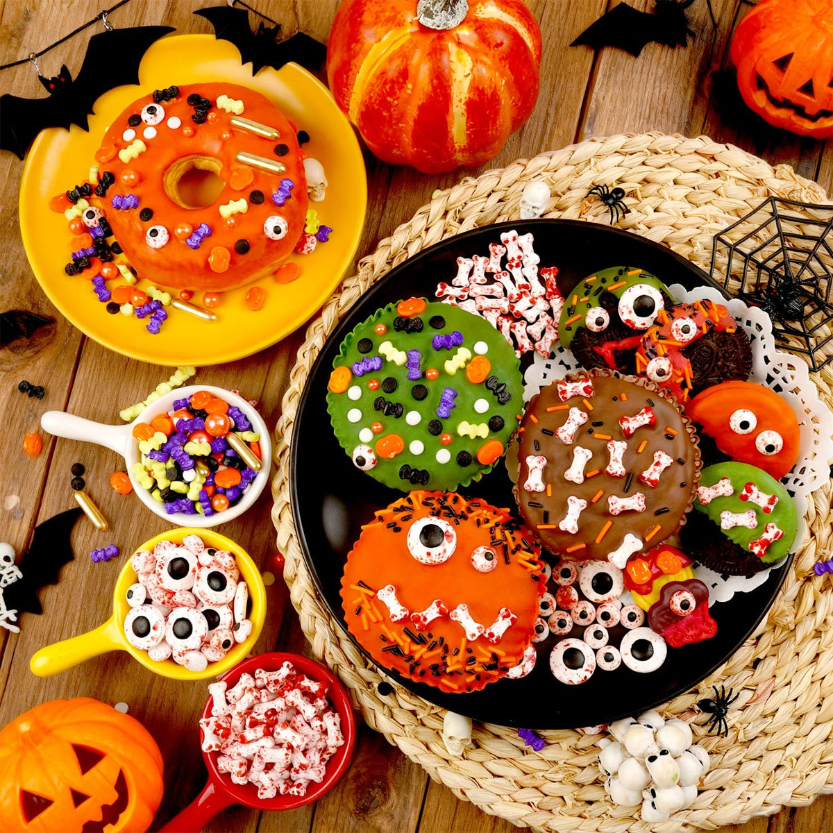 Halloween Sprinkles, Bloody Dog Bones Candy, Halloween Candy, Edible Sprinkles for Cake Decorating