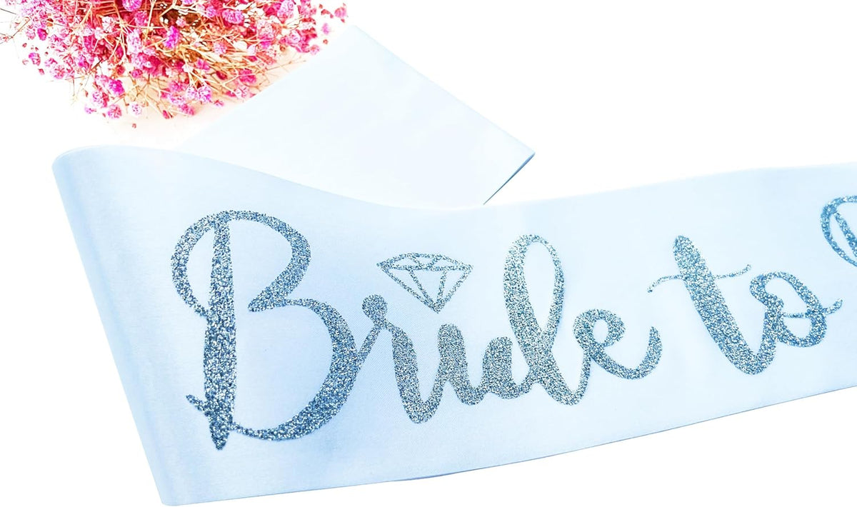 Bride to Be Sash, Bachelorette Party Sash for Bridal Shower Wedding Party Favors Accessories