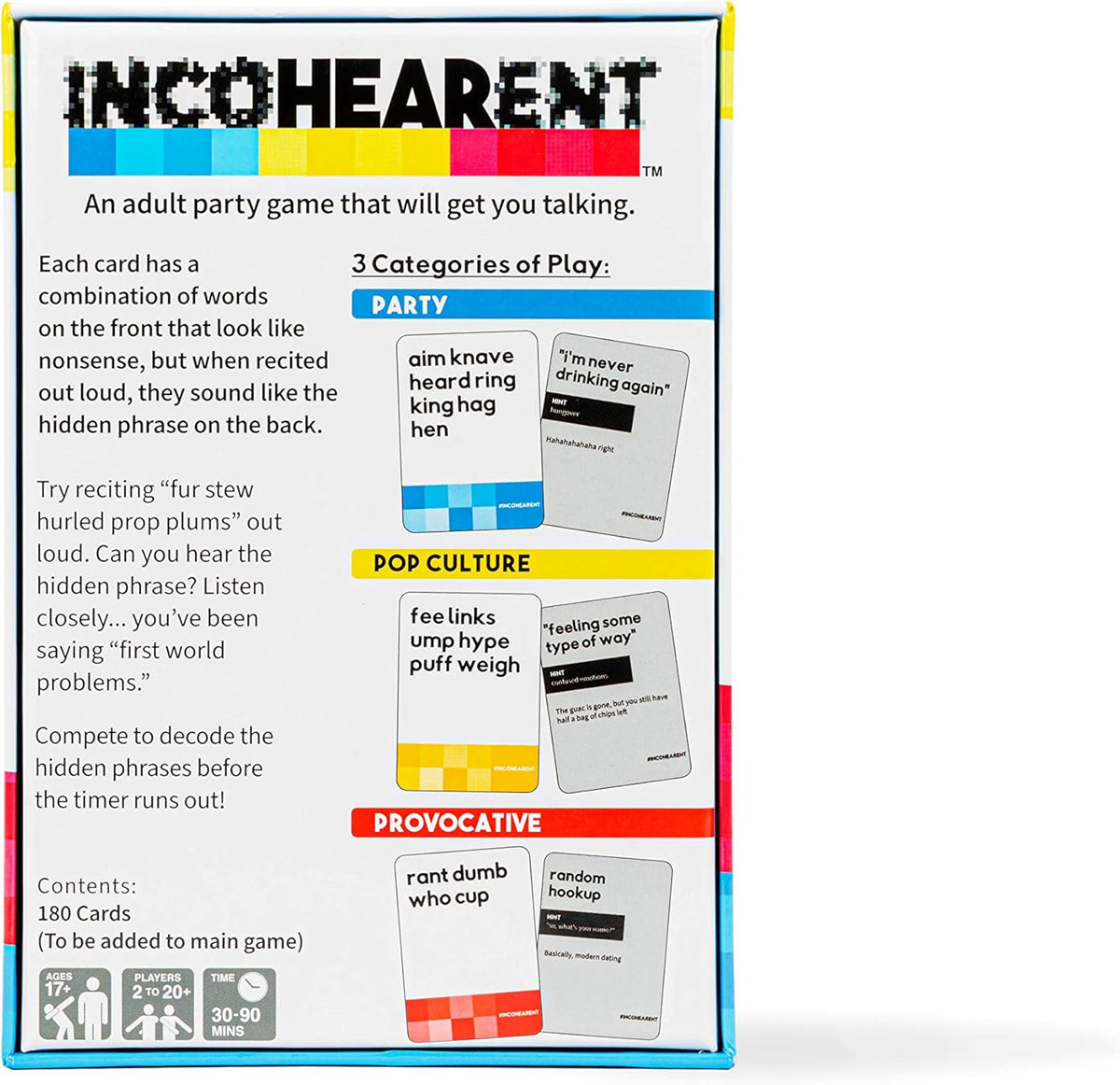 WHAT DO YOU MEME? Incohearent Fresh Phrases Expansion Pack - Designed to be Added to Incohearent
