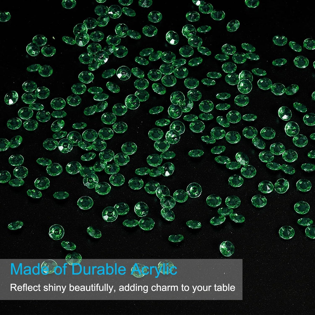 PATIKIL 4000 Pcs Wedding Table Scatter Confetti Crystals 6mm Acrylic Diamonds Vase Fillers Gems for
