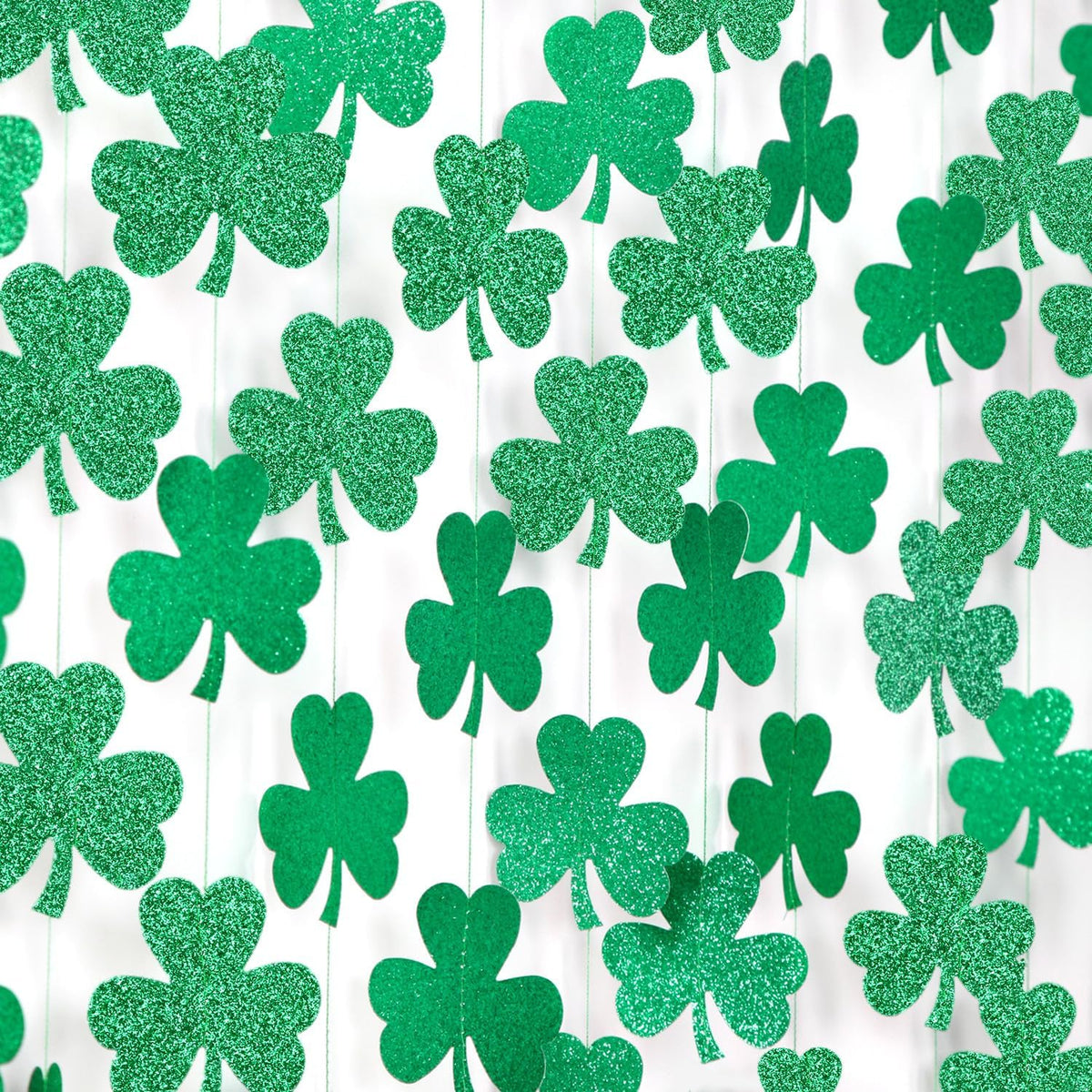 St-Saint Patricks-Day Decorations Shamrock Green-Garland - 35ft St. Patrick's Day Decorations