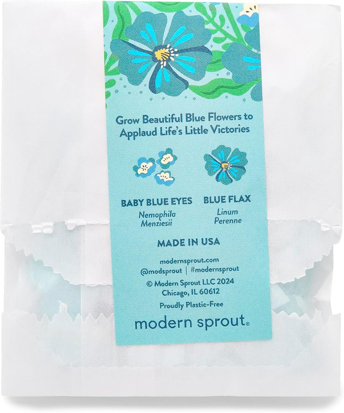 Modern Sprout Plantable Seed Paper Confetti Poppers Refill Packs (12 Pack/100pc) - Plastic-Free