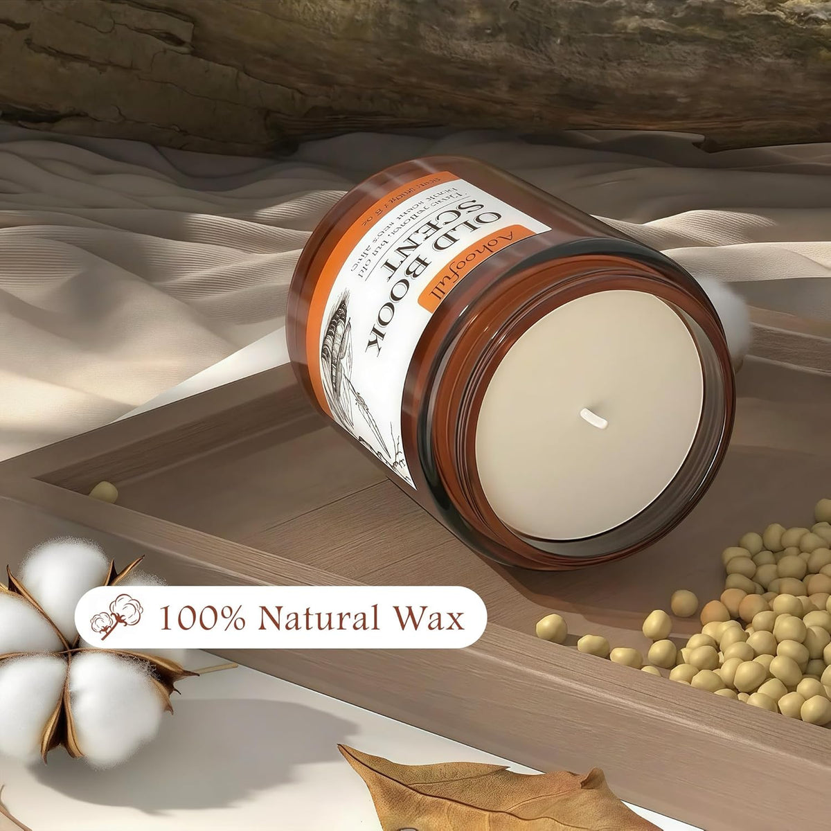 Scented Candles Gifts for Book Lovers,Soy Wax Candles,Inspired Gift Ideas for Readers,Women