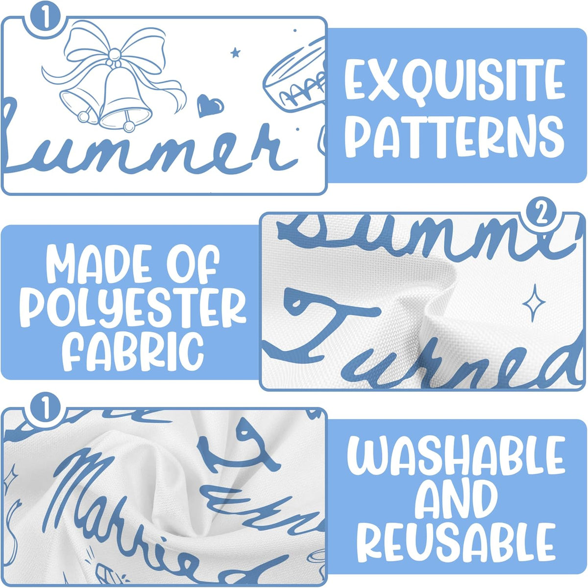 The Summer She Turned Married Backdrop - Beach Wedding Party Decorations - Bridal Shower