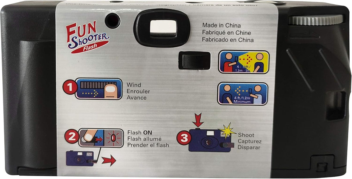 1 Shot Disposable Camera – 35mm One-Time-Use Camera – Single Use Camera with Flash – ASA/ISO 400