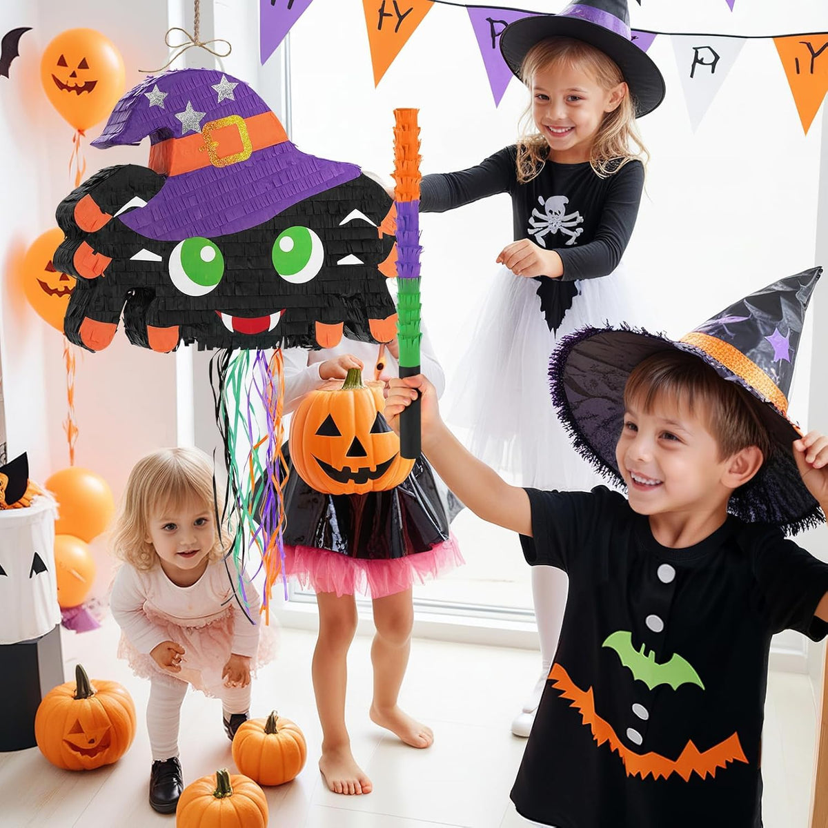 WERNNSAI Halloween Pinata - Halloween Party Game Decorations for Kids Birthday Theme Party Supply