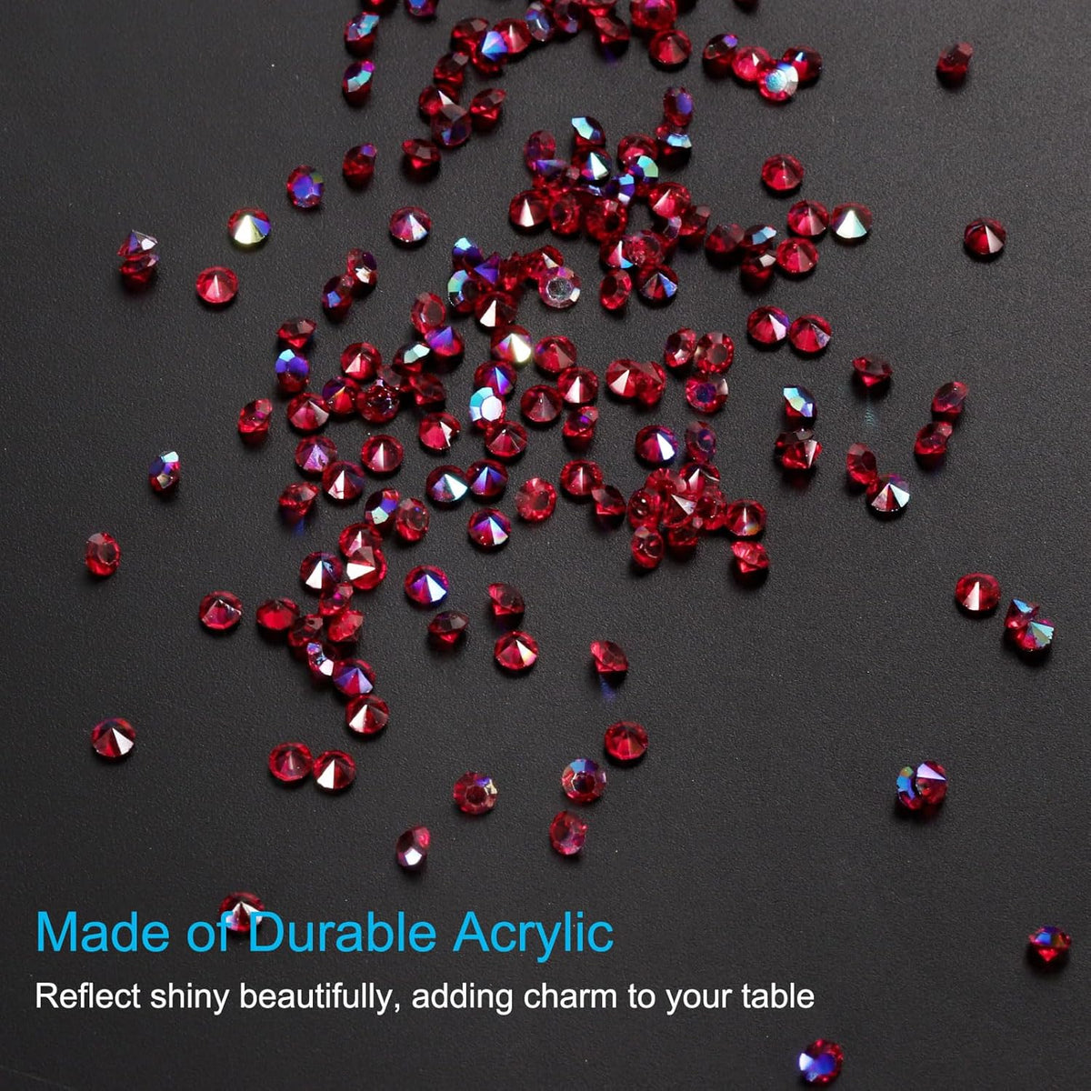 PATIKIL 14000Pcs Wedding Table Scatter Confetti Crystals 3mm Acrylic Diamonds Vase Fillers Gems for