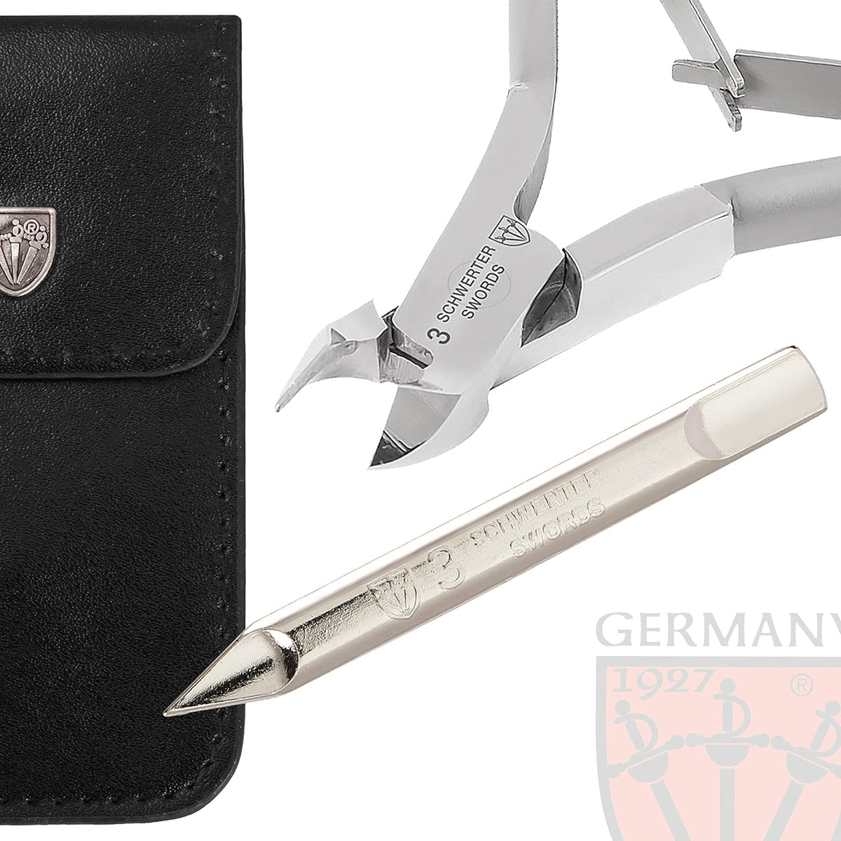 3 Swords Germany – brand quality stainless CUTICLE SKIN NIPPERS - REMOVER - CUTTER manicure
