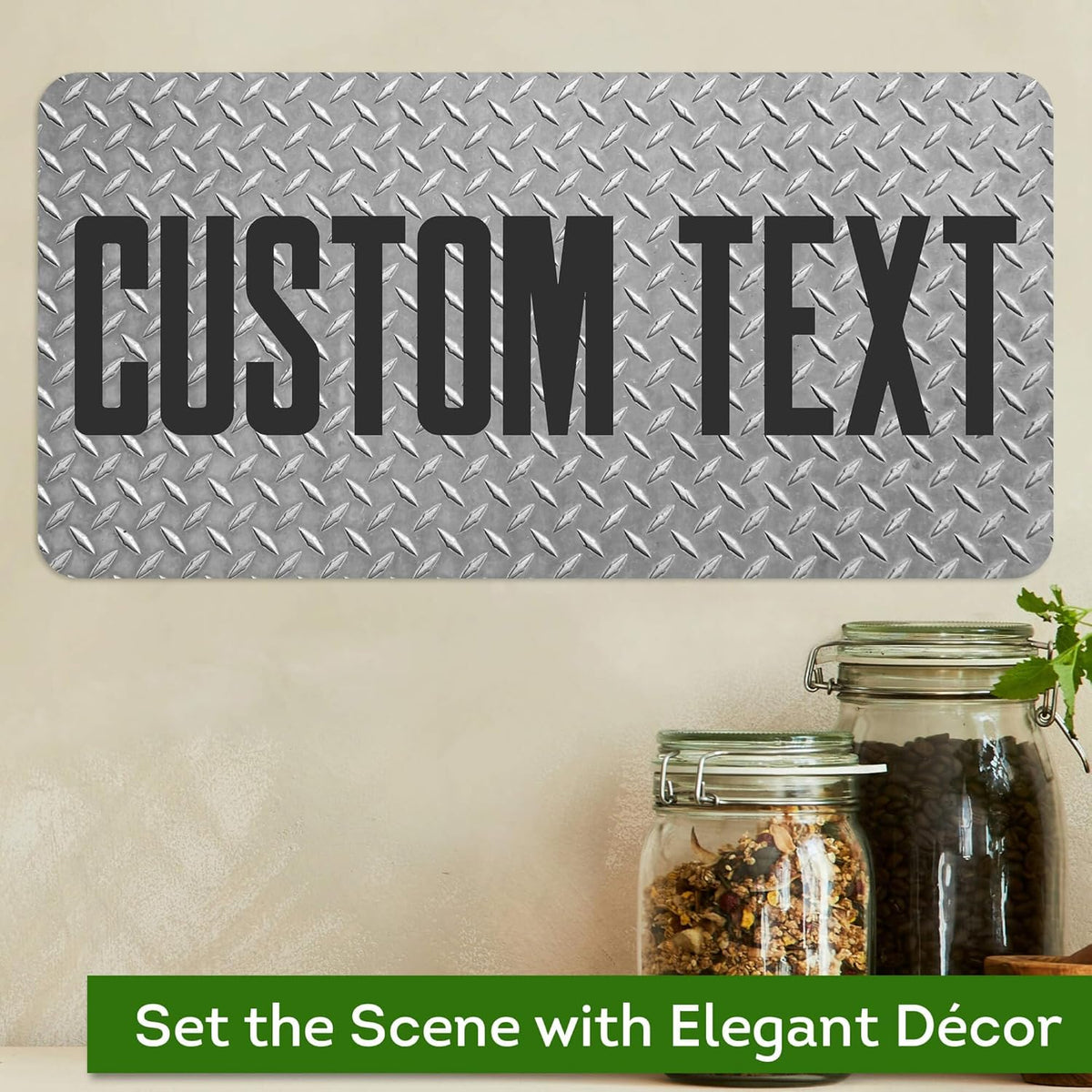 Custom Sign, Custom Street Sign, 11 Font Colors, 13 Font Styles, 4 Hole Options, 22 Sizes, 6x12