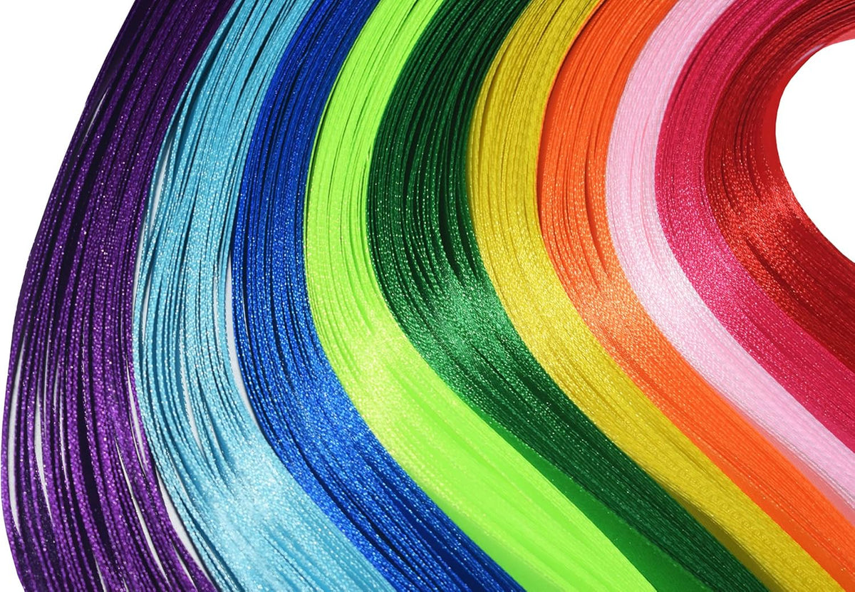 Kingsnow 100 Pieces Multi-Color Ribbon Wands Streamers Sticks with Gold Bell, Chromatic Silk Wish