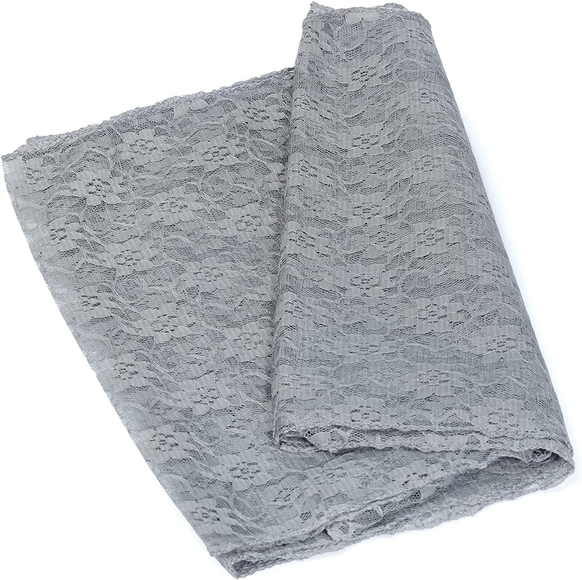 MDS Pack of 15 Wedding 12 x 108 inches Lace Table Runner for Wedding, Decorations for Birthday