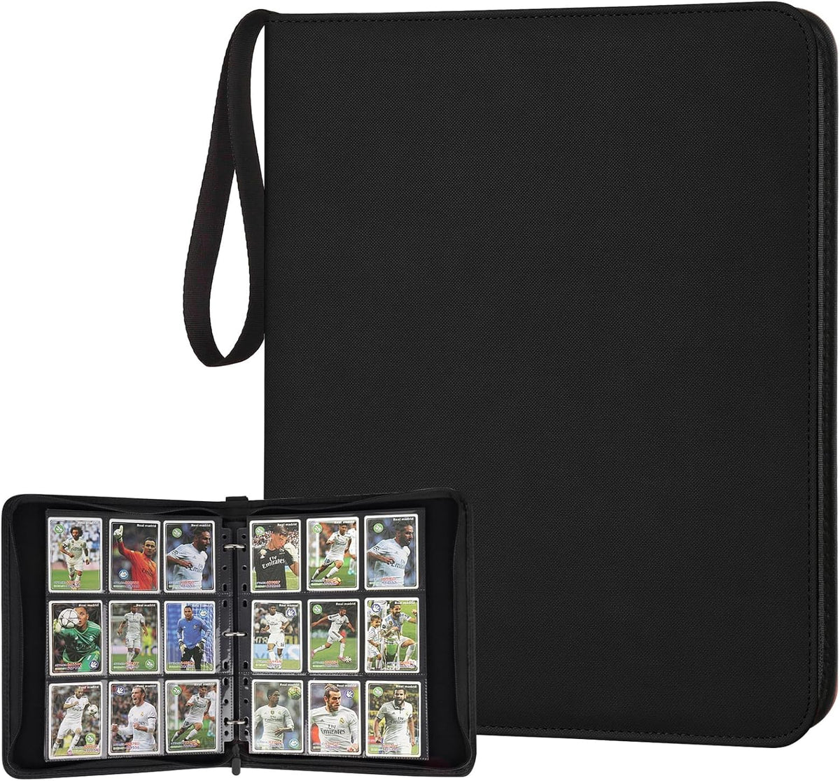 Trading Card Binder, Card Collection Binder Album Folder with 720 Side Loading Pockets, 9 Pocket
