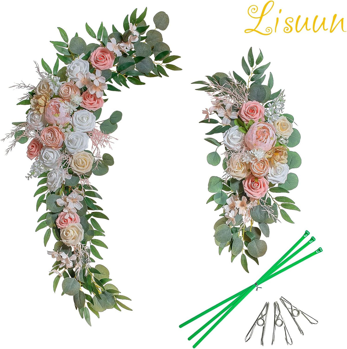 Wedding Arch Flowers, Artificial Flowers for Decoration, Large Flower Swag for Boho Styles Wedding