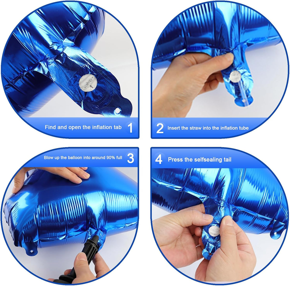 Navy Blue 40 Inch 0 Number Balloons, 0 Decorations for 10 20 30 40 50 60 70 80 90 100Birthday, Foil