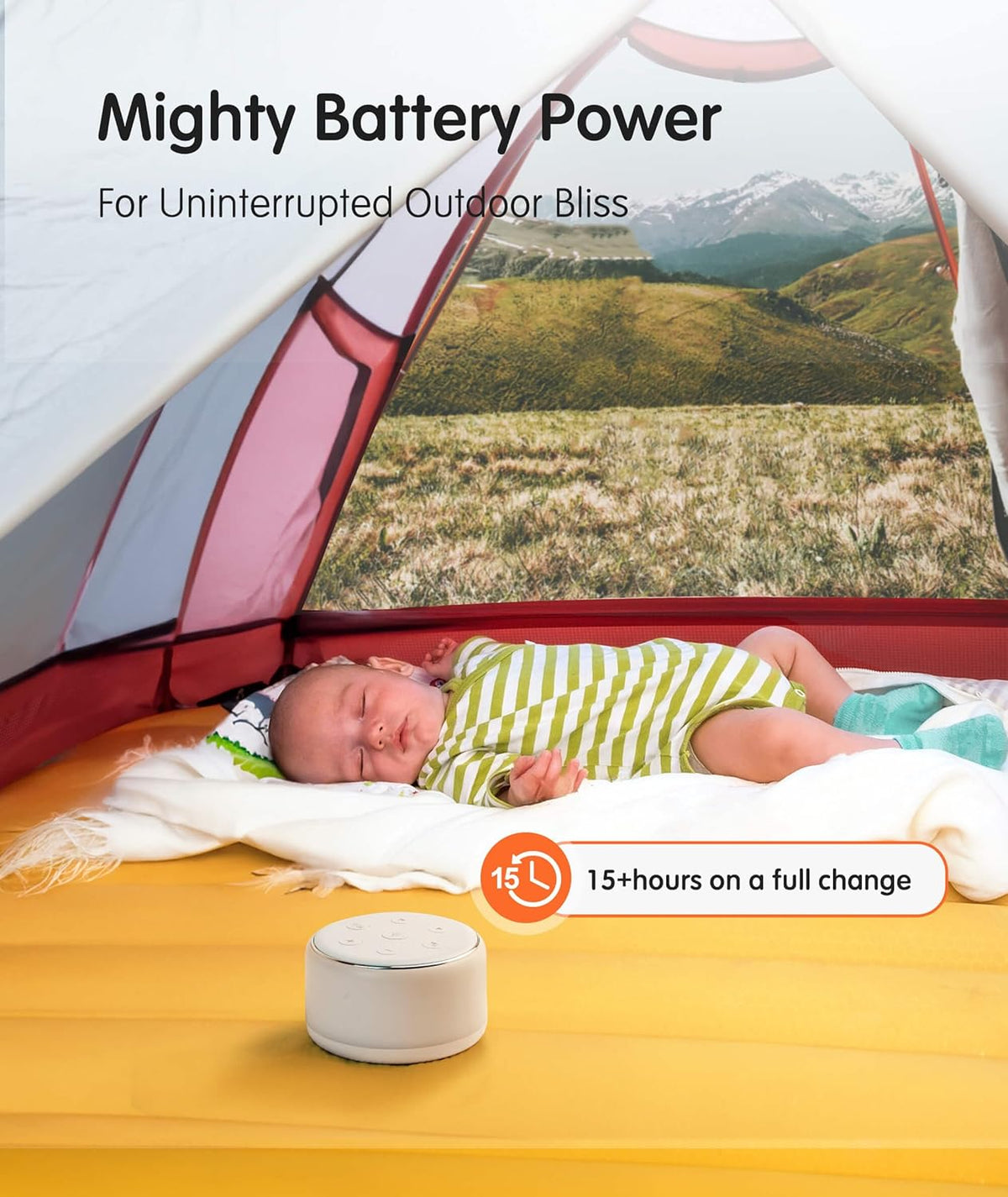 FamiSym White Noise Sound Machine Baby for Sleeping with Night Light – 34 Soothing Sounds