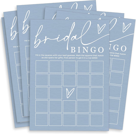 Fun Bridal Shower Bingo Games Set with Blank Squares to Wedding Guest Book idea Bride’s Gifts, Fun