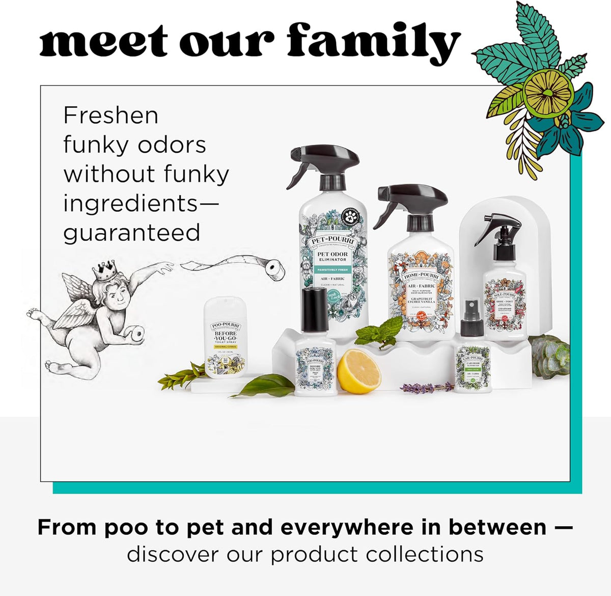 Poo-Pourri Before-you-Go Toilet Spray Bundle, Original Citrus 2 Fl Oz and Original Citrus 1 Fl Oz