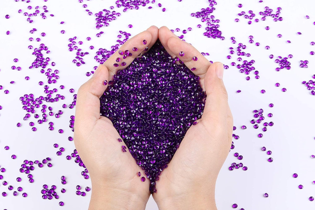 10000 pcs/Pack Wedding Table Scatter Confetti Crystals Acrylic Diamonds Vase Fillers 4.5 mm
