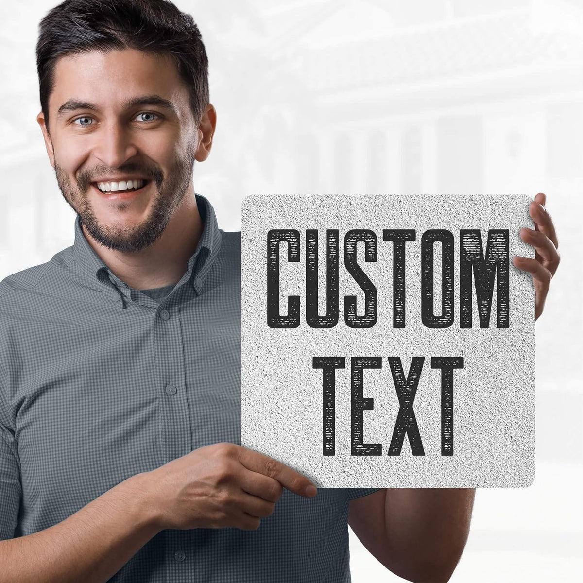 Custom Sign, Custom Street Sign, 11 Font Colors, 13 Font Styles, 4 Hole Options, 22 Sizes, 12x12