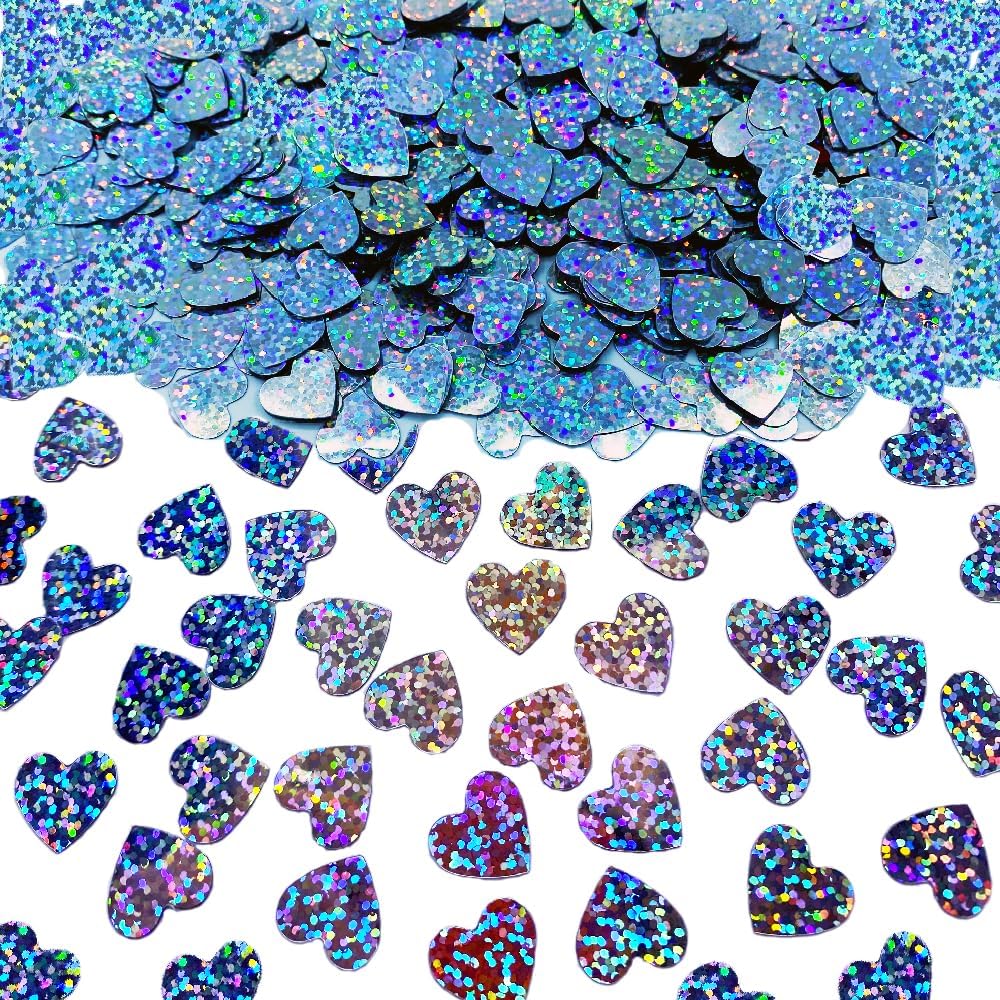 Confetti Heart Metallic Confetti Party Table Decoration Sprinkles DIY for Valentine's Day Wedding