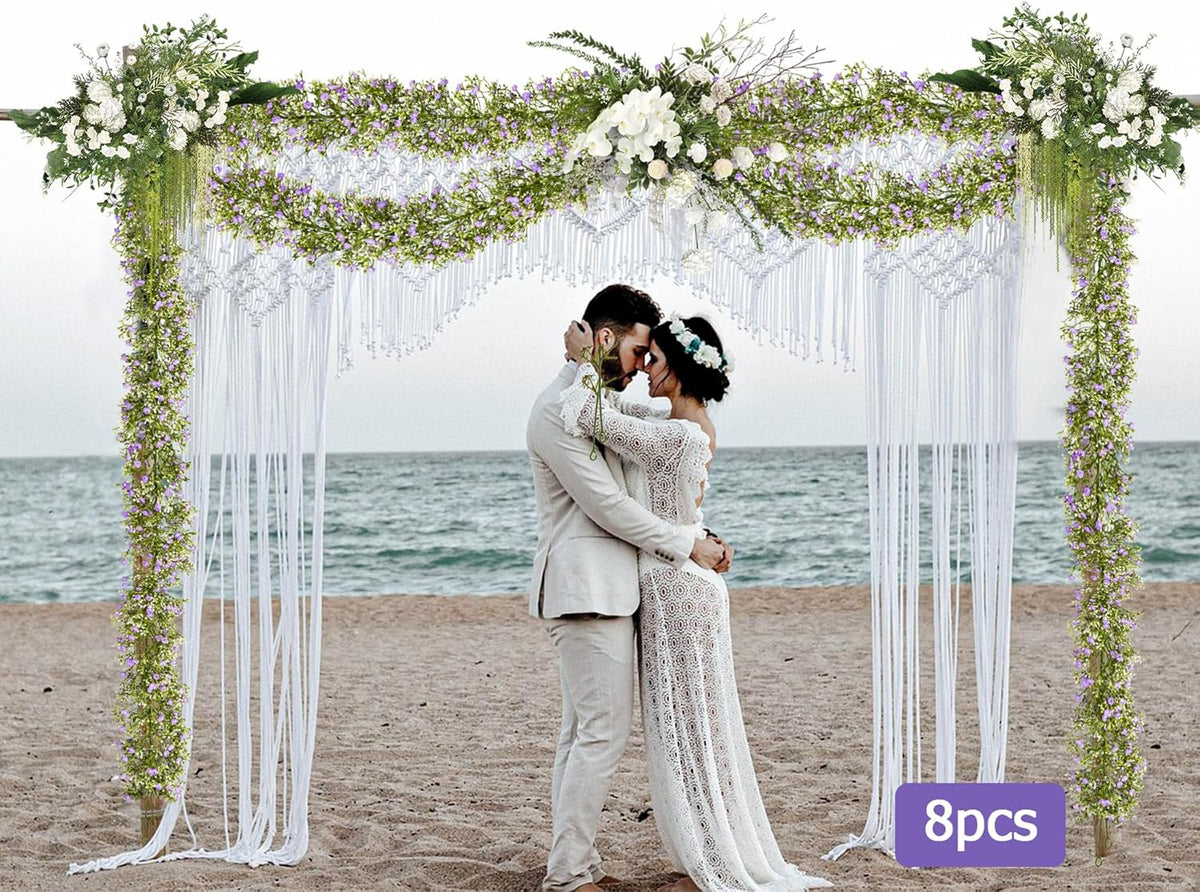 Artificial Baby Breath Flower Vines, Babys Breath Artificial Flowers Real Touch Faux Gypsophila
