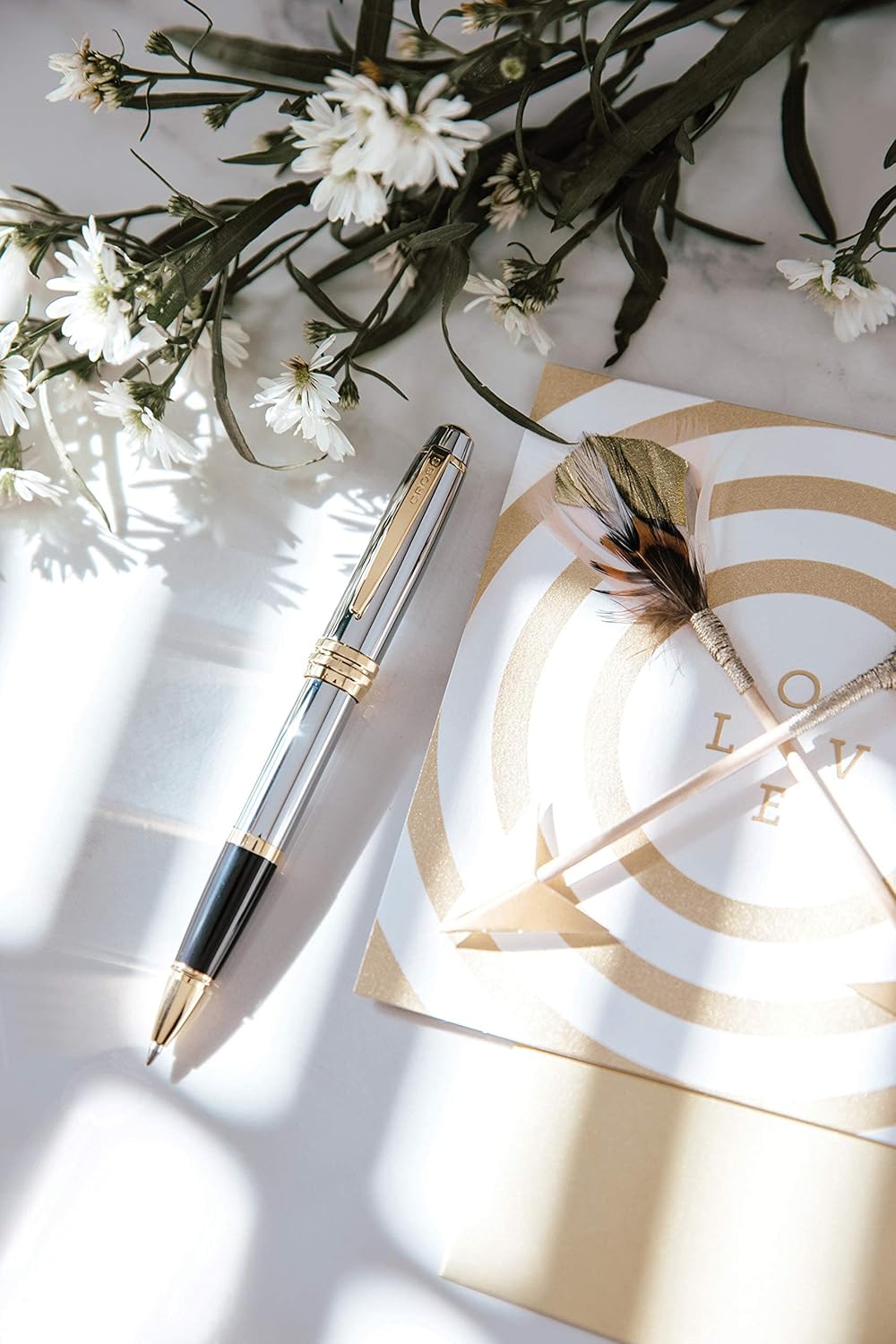 Cross Bailey Refillable Ballpoint Pen Presented in a Premium Gift Box - Medium Point, Black Ink