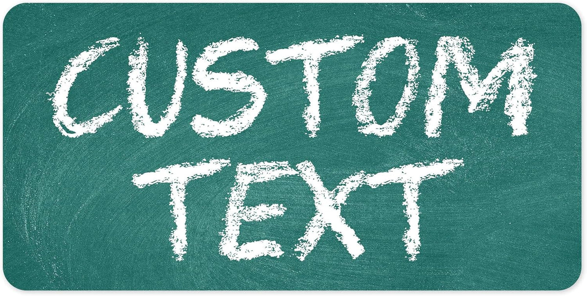 Custom Sign, Custom Street Sign, 11 Font Colors, 13 Font Styles, 4 Hole Options, 22 Sizes, 6x12