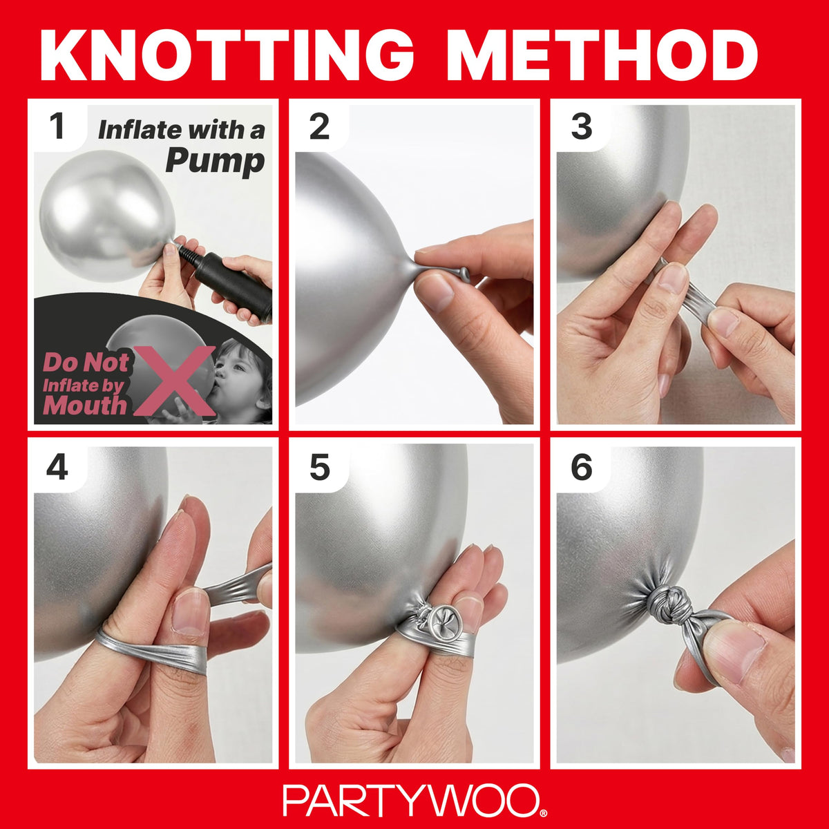 PartyWoo Red Balloons 140pcs Different Sizes of 18 12 10 5 Inch