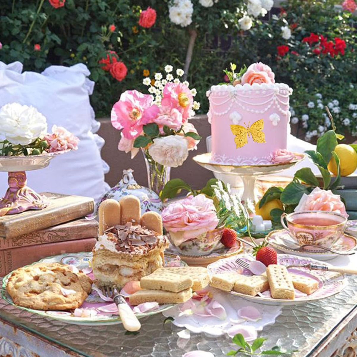 1Pcs 3D Butterfly Silicone Mold, Non-Stick Butterfly Cake Decoration Fondant Molds, for Kitchen