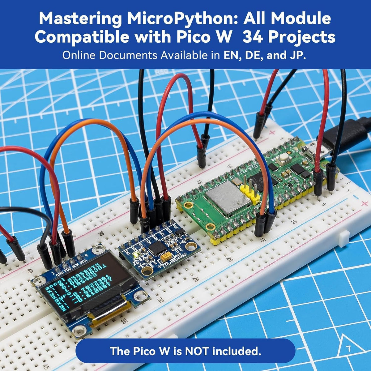 SunFounder Universal Maker Sensor Kit Compatible with Arduino Mega 2560/Uno R3/R4 Minima/WiFi Nano