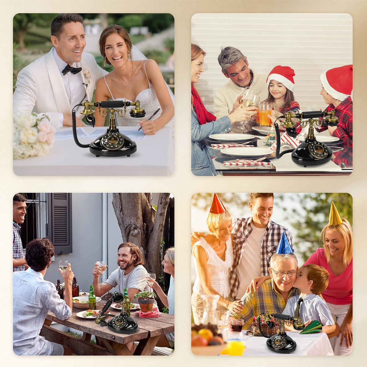 Audio Guest Book Wedding Phone,Audio Guestbook Phone Vintage Style Audio Message Voicemail for
