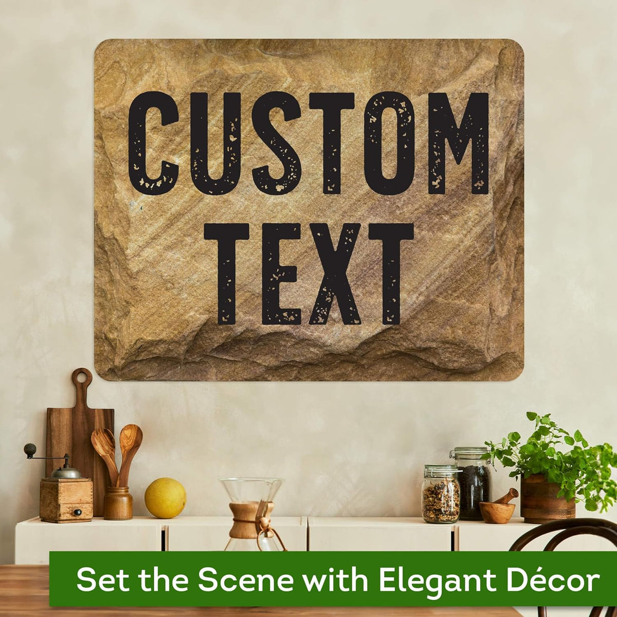 Custom Sign, Custom Street Sign, 11 Font Colors, 13 Font Styles, 4 Hole Options, 22 Sizes, 24x30