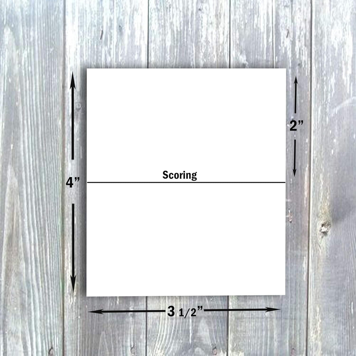 Hamilco Blank Tent Name Place Table Cards 3 1/2" x 2" Folded Card Stock - White Cardstock Paper