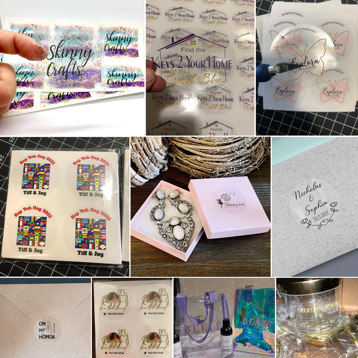 Custom Logo Stickers for Business, Personalised Branding Stickers, Any Shape & Size, Waterproof