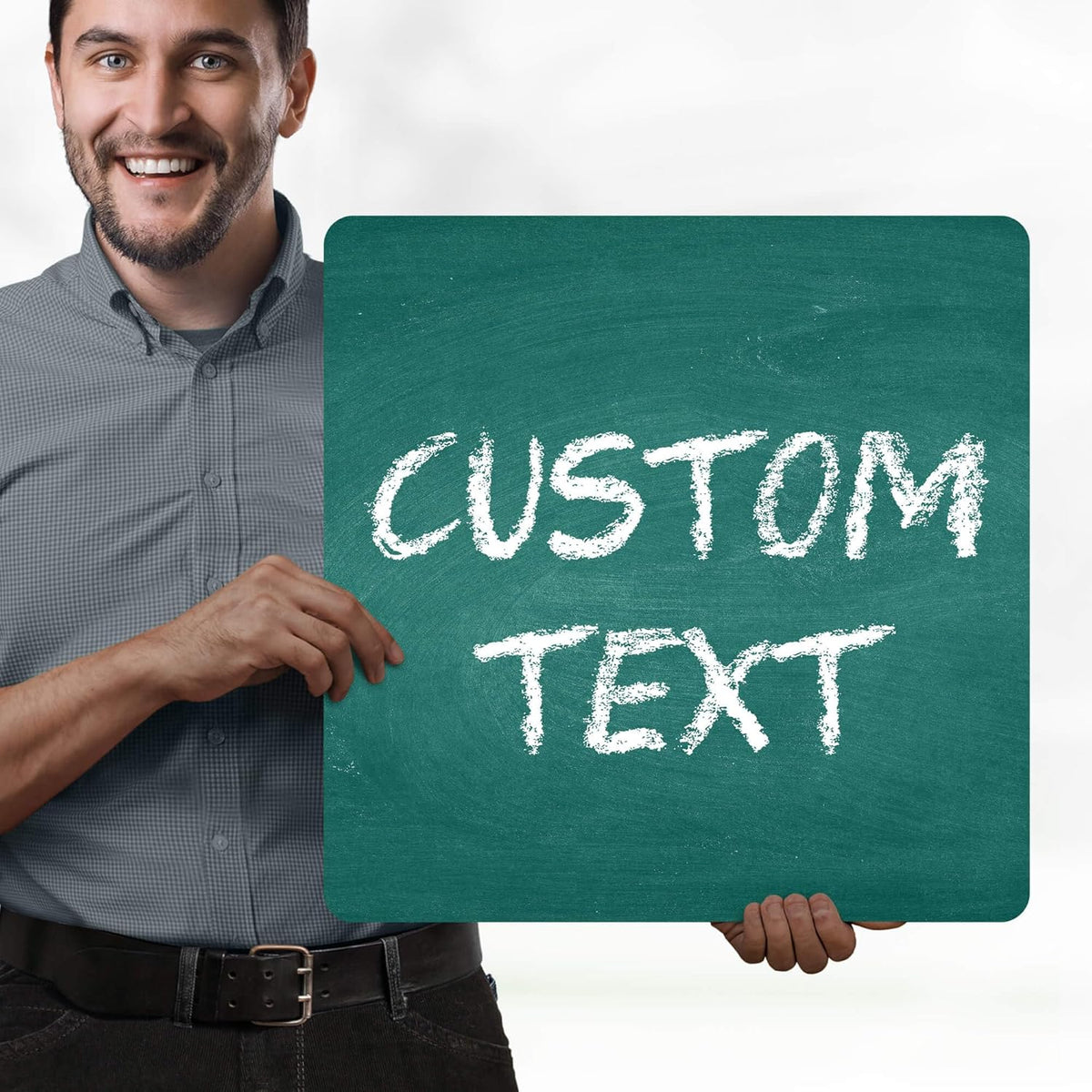 Custom Sign, Custom Street Sign, 11 Font Colors, 13 Font Styles, 4 Hole Options, 22 Sizes, 18x18