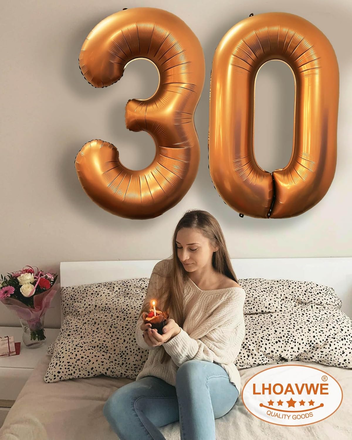 Number 21 Giant Orange 12 Number Foil Helium Balloons for 12th Birthday Party Supplies & 21st