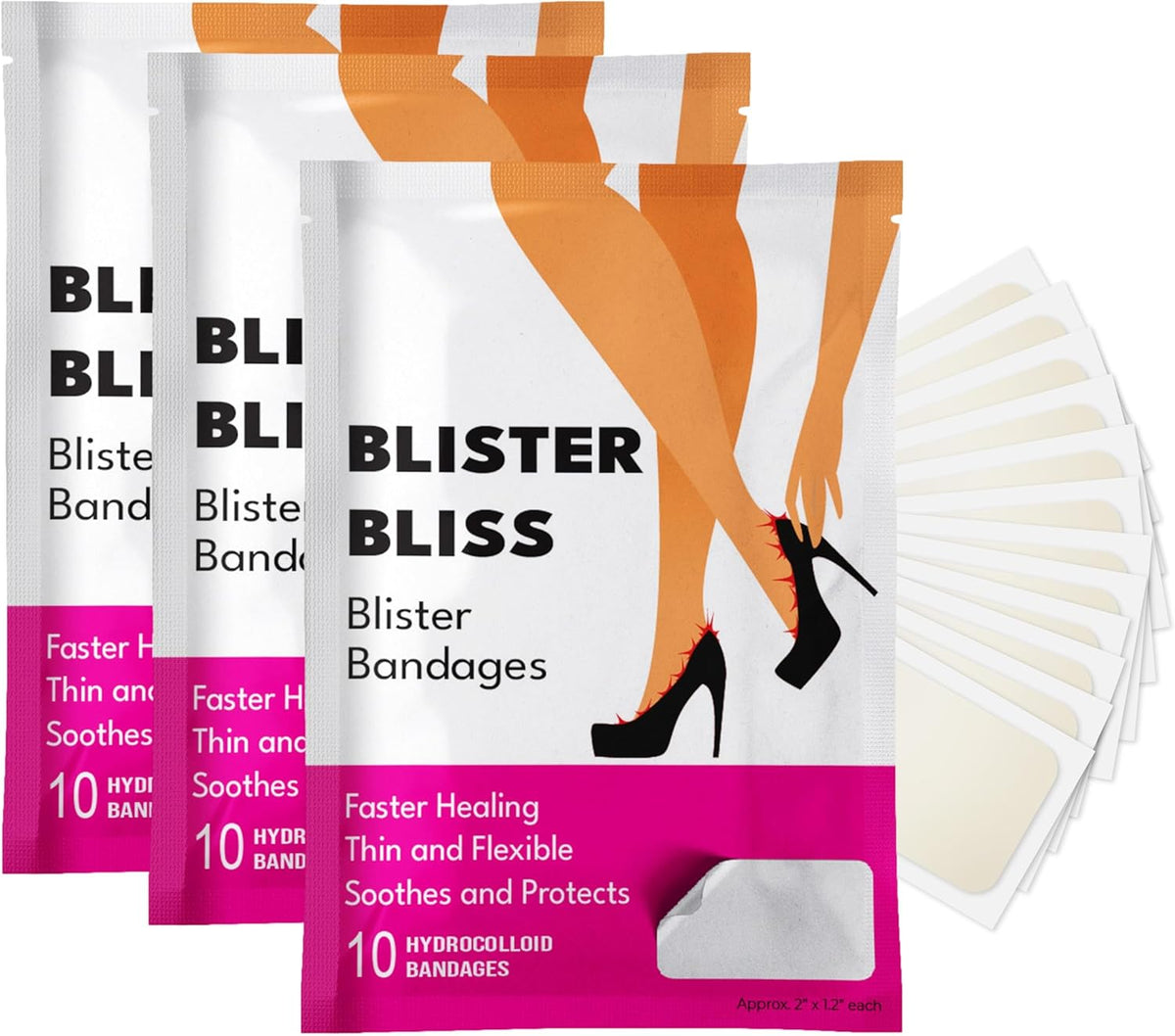 Blister Bliss Bridesmaid Gifts Blister Bandages for Feet, Bachelorette Party Favors, Hydrocolloid