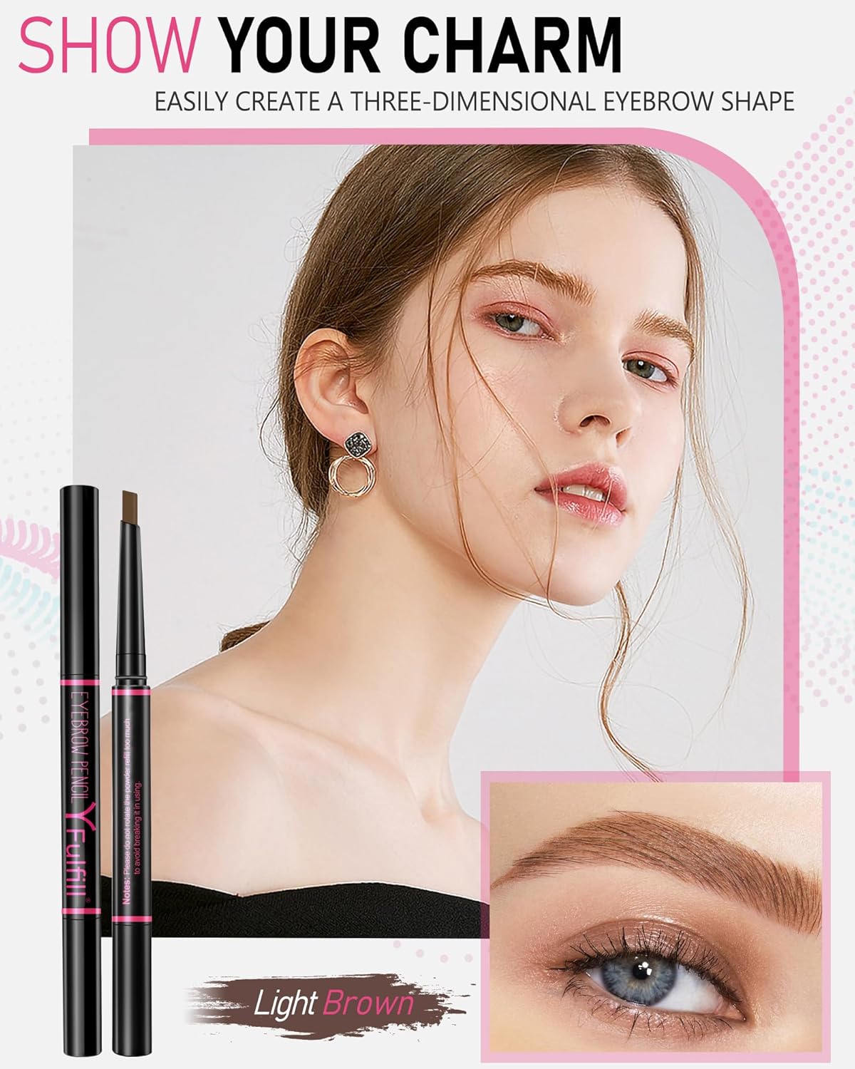 Blonde Eyebrow Pencil for Women Blonde, Brow Pencil Blonde, Blond Eyebrow Pen, Eye Brow Pencils for
