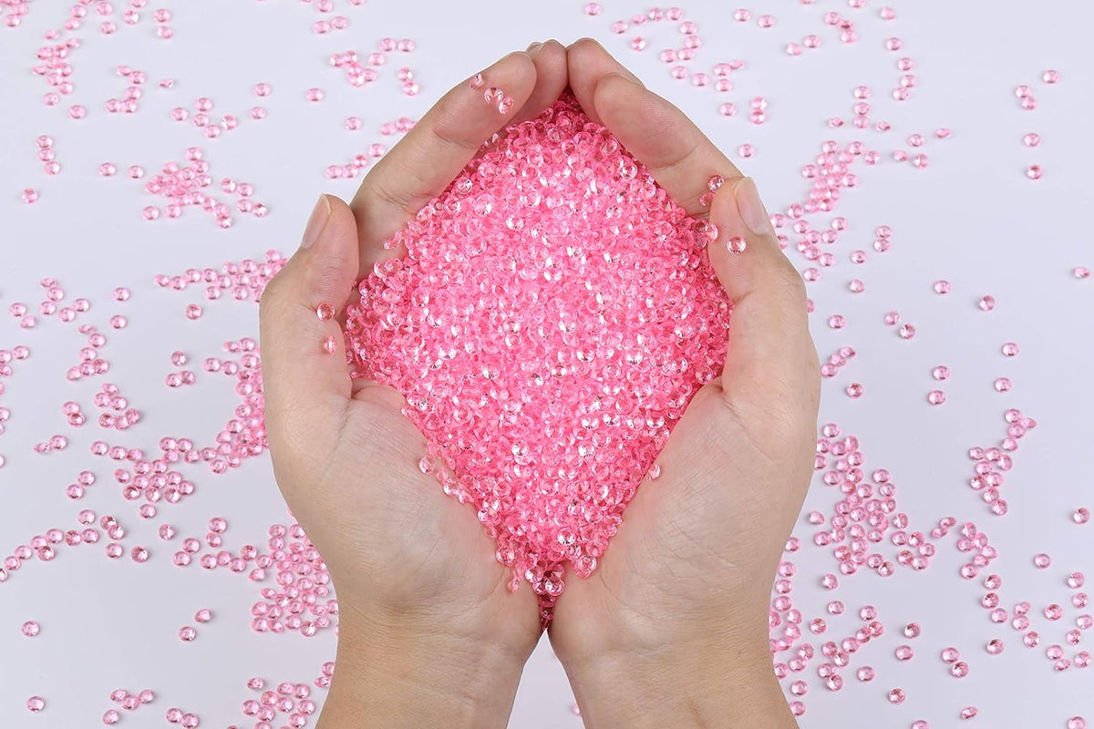 10000 pcs/Pack Wedding Table Scatter Confetti Crystals Acrylic Diamonds Vase Fillers 4.5 mm
