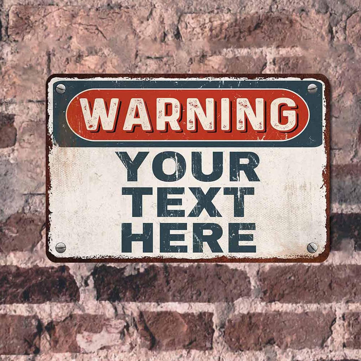 Custom Sign, Personalized Metal Signs, Customize for Office, Business, Workplace, Office, Home