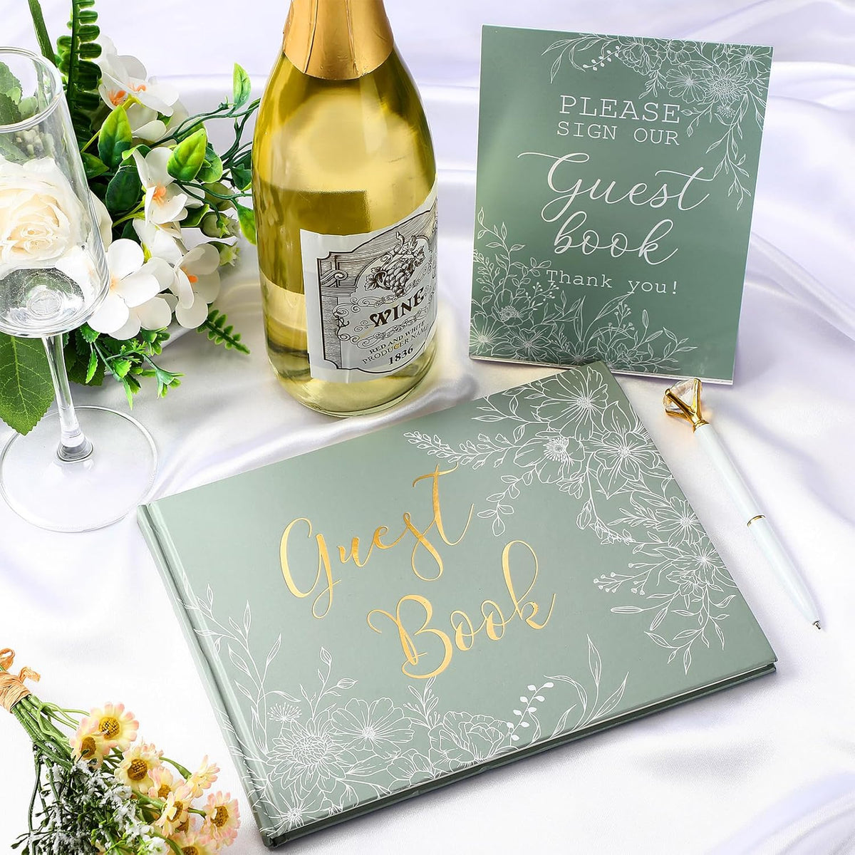 Wedding Guest Book Personalized Photo Guestbook to Sign at Reception Wedding Guest Sign in Book