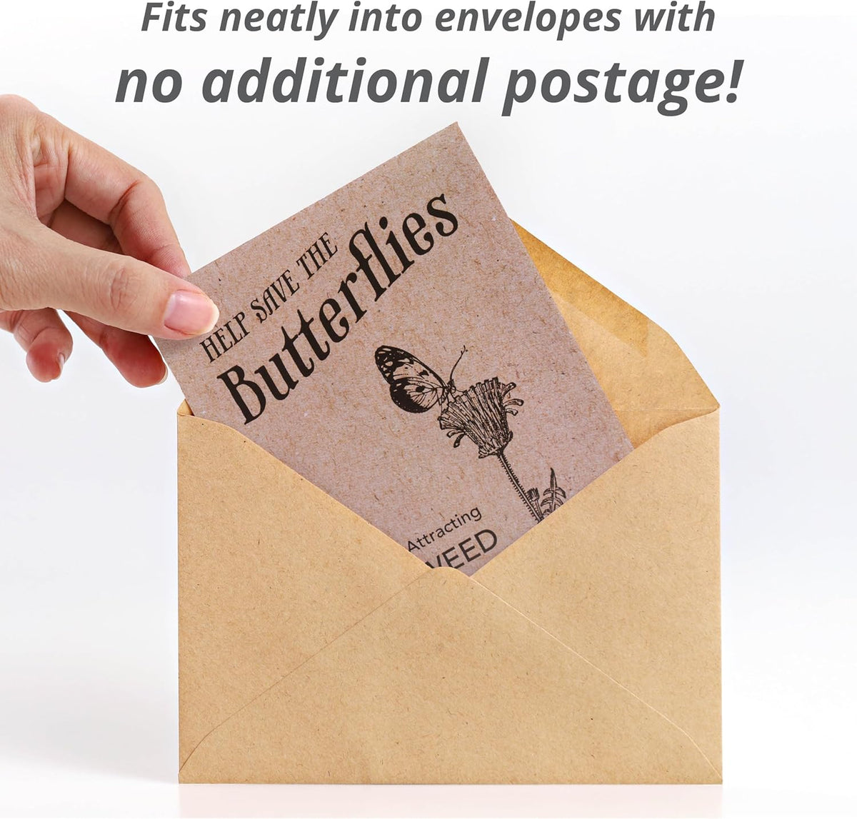 Bentley Seeds Co. Seed Packets for Planting - Party Favors for Indoors and Outdoors Gardening - Non