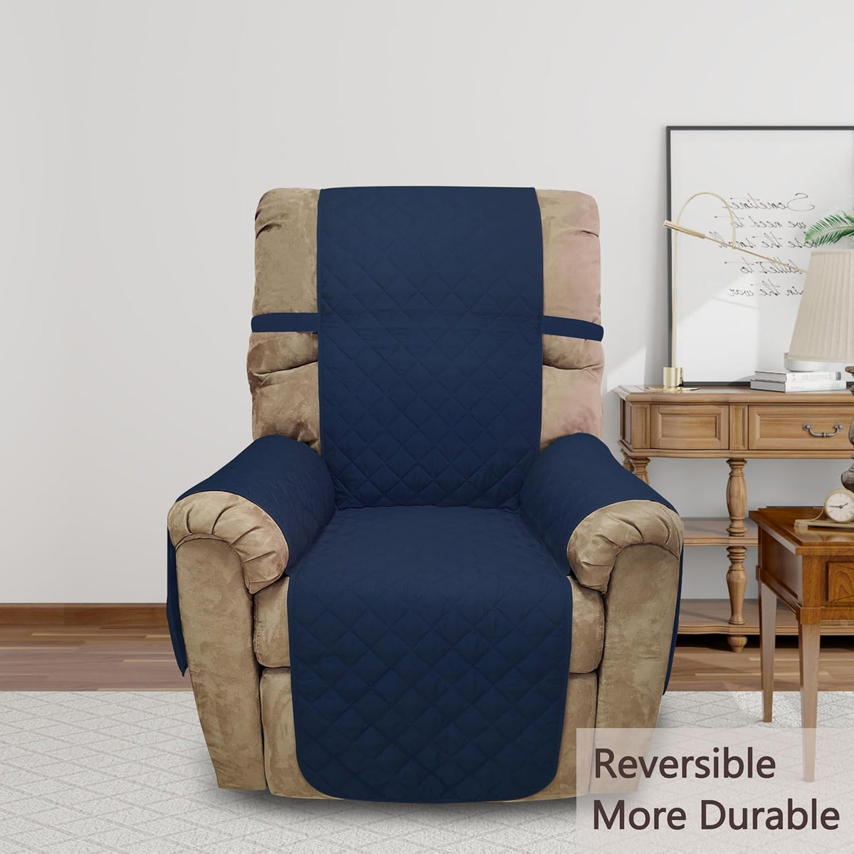 Recliner Chair Covers Reversible Sofa Cover Couch Cover for Pets Lazy Boy Furniture