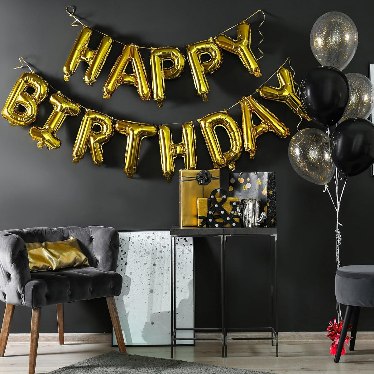 6 Pack Red Balloon Weights Metallic Holder Anchors Balloon Holder Weights for for Birthday 2025