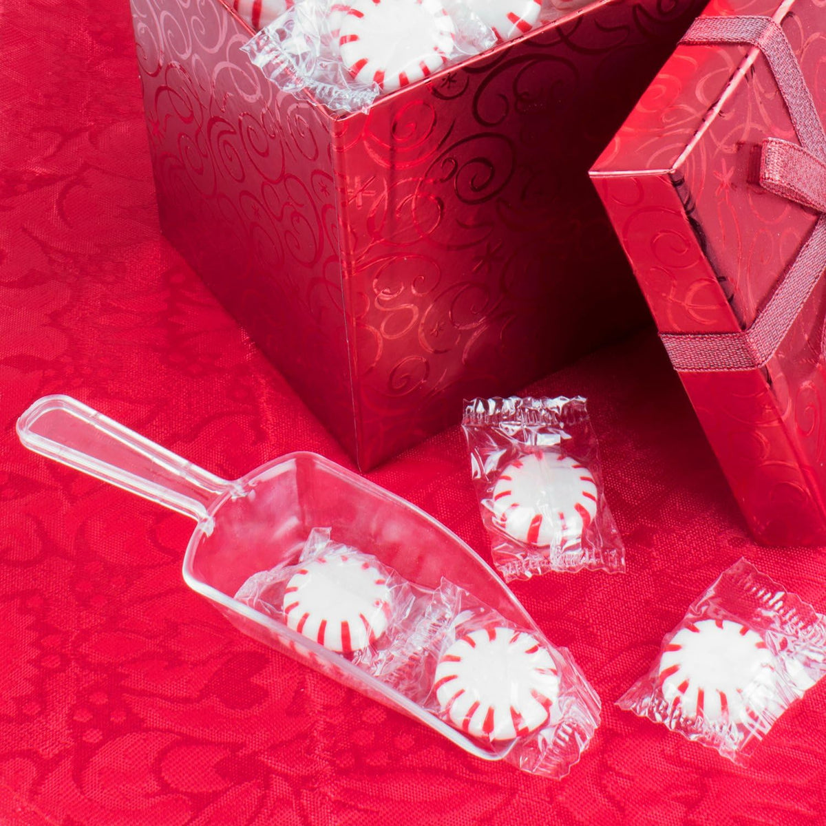Super Z Outlet 5.5" Mini Acrylic Plastic Kitchen Scoops for Weddings, Candy Dessert Buffet, Ice