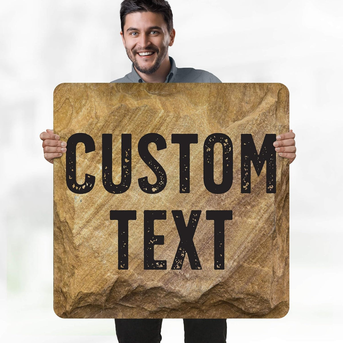 Custom Sign, Custom Street Sign, 11 Font Colors, 13 Font Styles, 4 Hole Options, 22 Sizes, 30x30